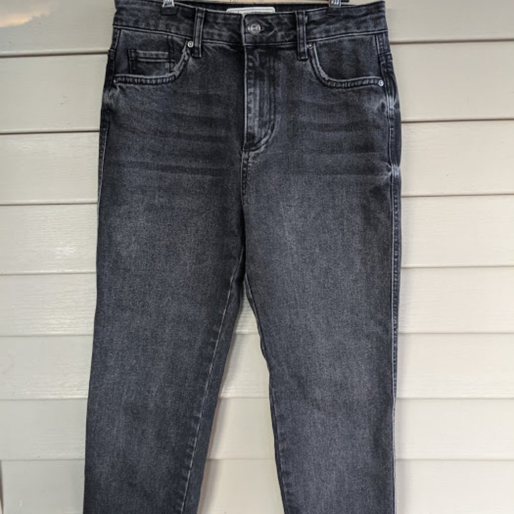 Free People Womens Jeans Black Denim Size 27